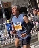 2024東京マラソン走行中